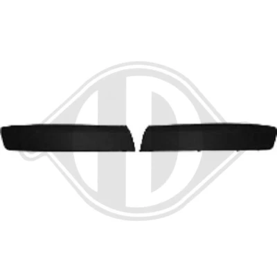 Bilde av DIEDERICHS Priority Parts 2272063 Pynte / vernelist, støtfanger foran venstre VOLKSWAGEN: Transporter 5 Bus