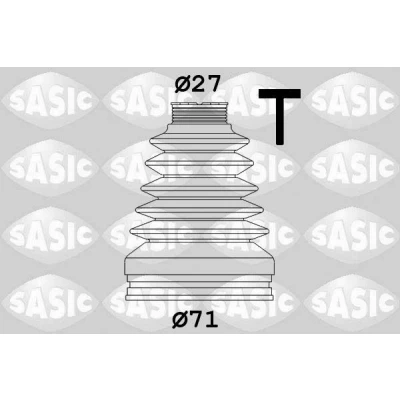 Bilde av SASIC 1906032 Drivakselmansjett girkassesiden Termoplast AUDI: A4 B7 Avant, B6 TT Coupé, VOLKSWAGEN: Polo IV Hatchback, Golf 4 Variant