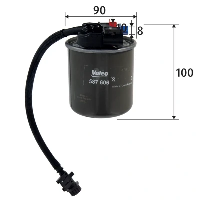 Bilde av VALEO 587606 Drivstoffilter
