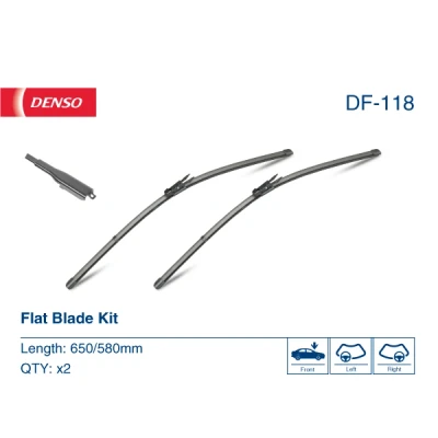 Bilde av Vindusvisker Denso Flat DF 118 Rammeløs MERCEDES BENZ: A Klasse, B Klasse