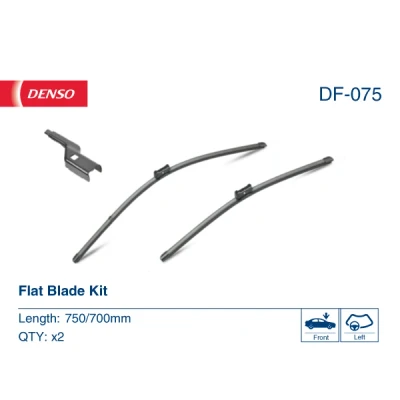 Bilde av Vindusvisker Denso DF 075 Flatt viskeblad FORD: Transit Custom V362 Van, Minibuss