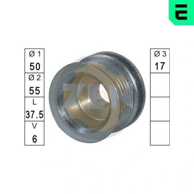 Bilde av Remskive, generator, audi,ford,seat,skoda,vw, 028 903 119 1, F, 9947108