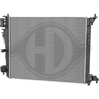 Bilde av DIEDERICHS DCM3973 Radiator Aluminium 538 446 27 Kjøleribber loddet