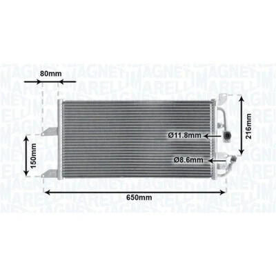 Bilde av MAGNETI MARELLI 350203852000 Kondensator 520x280x35 280 520 35
