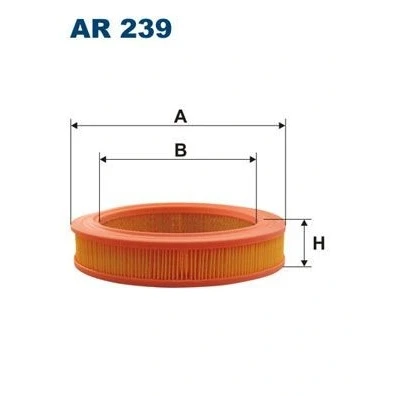 Bilde av FILTRON AR 239 Luftfilter 50 230 Filterinnsats NISSAN: CHERRY 2 Hatchback, Pick Up, 3