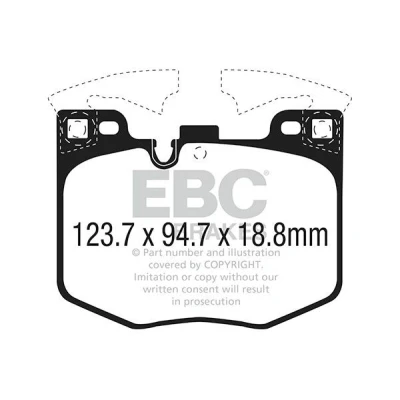 Bilde av Bremseskive, sport, EBC Ultimax, Framaksel, bmw, 34111164539