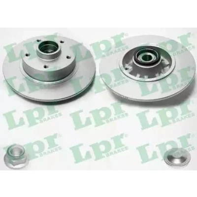 Bilde av LPR R1040PCA Bremseskiver 260 8 5 fullt ut med ABS senorring, hjullagersett tilbehør RENAULT: MEGANE 3, Fluence