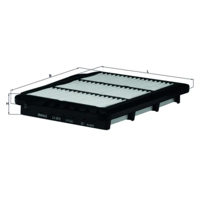 Bilde av MAHLE ORIGINAL LX 2679 Luftfilter 36,5 292 227,0 Filterinnsats CHEVROLET: Nubira Stasjonsvogn, Lacetti Sedan