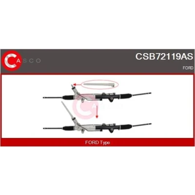 Bilde av CASCO CWM48106GS Vindusviskermotor 12V foran for høyre/venstre ratt MERCEDES BENZ: GLK