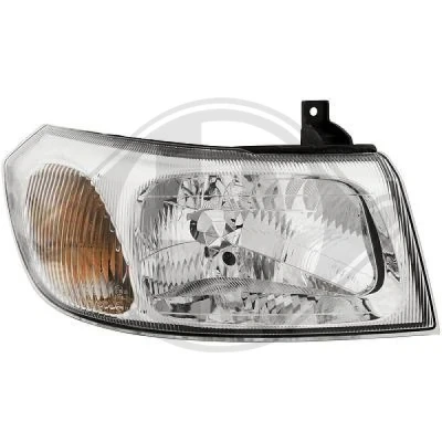 Bilde av DIEDERICHS 1454082 Frontlykter høyre H4 krom FORD: Transit Mk5 Flatvogn lastebil/Chassis
