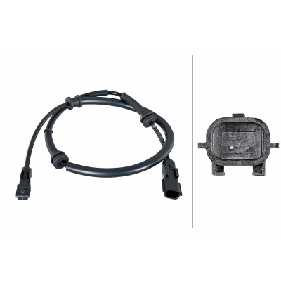 Bilde av HELLA 6PU 358 252 071 ABS Sensor Hall prinsipp 2 polet 690mm RENAULT: Espace IV (JK) 2.2 dCi, 3.5 V6, 3.0 2.0, 1.9 2.0 dCi 2002 2015