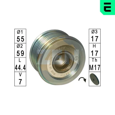 Bilde av Frihjul, dynamo, subaru forester, impreza halvkombi, legacy iv, v, kombi outback, 23750 AA060, A003TX0