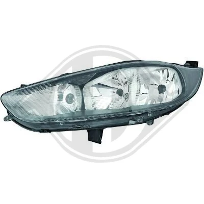 Bilde av DIEDERICHS 1405980 Frontlykter høyre H7, H15 med motor for høydejustering hovedlys