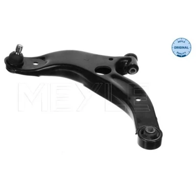 Bilde av MEYLE 35 16 050 0043 Bærebru ORIGINAL Quality med støtte / styreledd, gummifeste nede, framaksel venstre Casterstag stålplate MAZDA: 323 F 6