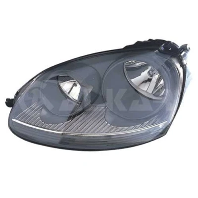 Bilde av ABAKUS 441 1171L LDEM6 Frontlykter venstre H7/H7 transparent med motor for høydejustering hovedlys PX26d VOLKSWAGEN: Golf 5