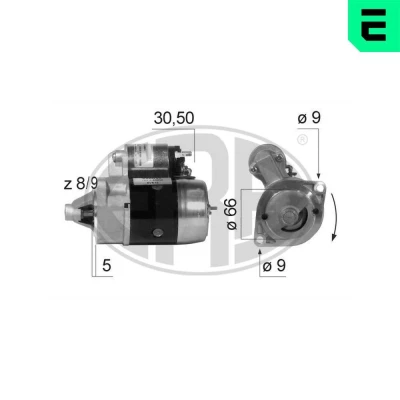 Bilde av ERA 220017A Starter 12 0,8 8, 9 SUZUKI: Grand Vitara 1 SUV, 2 SJ 413