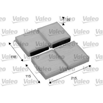 Bilde av VALEO CLIMFILTER COMFORT 698891 Kupéfilter Partikkelfilter 198 108 21 MAZDA: FAMILIA 6, 626 V Hatchback, 323 F 6