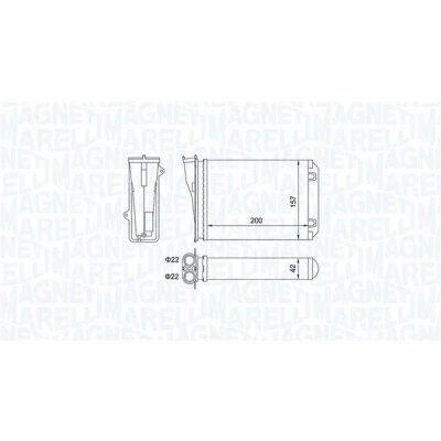 Bilde av MAGNETI MARELLI 350218463000 Varmeveksler