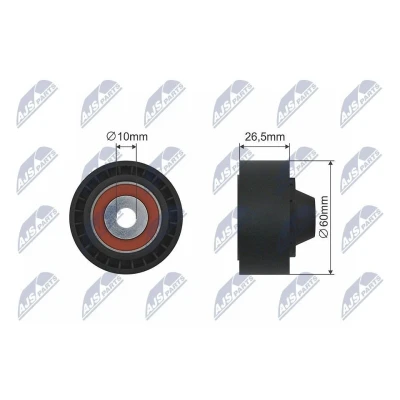 Bilde av Strammerull, kilerem, citroën,fiat,peugeot, 16 114 229 80, 1611422980, 3641685, 5751 G3, 5751.98, 5751.C9, 5751.G3, 575198, 5751C9,