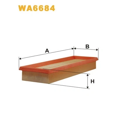 Bilde av Luftfilter WIX FILTERS WA6684