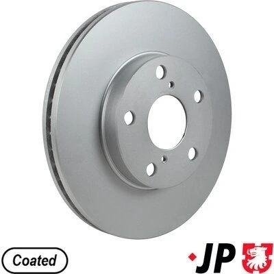 Bilde av JP GROUP 4863100900 Bremseskiver framaksel 275 25 5 ventilert belagt TOYOTA: RAV4 II SUV