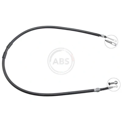 Bilde av A.B.S. K17556 Bremsekabel 1320 Skivebrems for høyre/venstre ratt VOLKSWAGEN: Sharan I