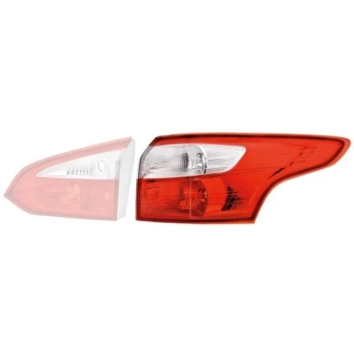 Bilde av HELLA 2VA 354 995 121 Baklykter høyre ytre del P21W, PY21W, W5W 12 med lyspære pæreholder FORD: FOCUS 3 Turnier