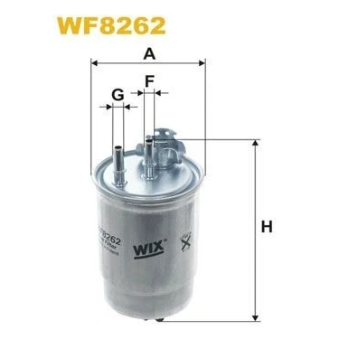 Bilde av WIX FILTERS WF8262 Drivstoffilter ledningsfilter 8 FIAT: Strada Pick up, Doblo I Cargo