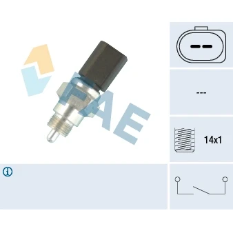 Bilde av Bryter, ryggelys, skoda fabia i, combi praktik sedan vw lupo 002 945 415 D