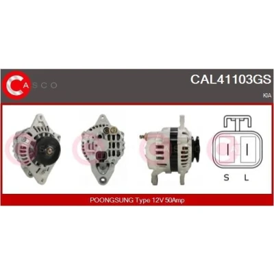 Bilde av CASCO CAL35113AS Dynamo 12V 50A