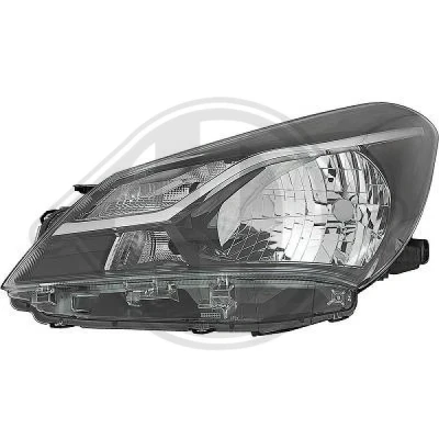 Bilde av Frontlykt, Venstre Diederichs 6607383 toyota yaris OE 81170 0DJ70