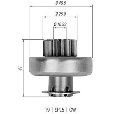Bilde av MAGNETI MARELLI 940113020324 Lite tannhjul, starter