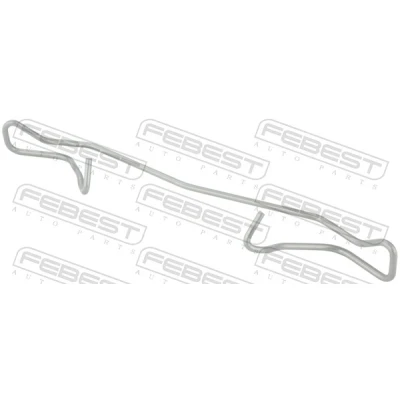 Bilde av FEBEST 0303 001 Fjær, skivebremse belegg VOLKSWAGEN: Touran I, Caddy 3, VOLVO: S40 II, V50, AUDI: A3 Sportback