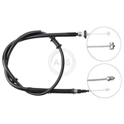 Bilde av A.B.S. K19948 Bremsekabel 1465 Skivebrems for høyre/venstre ratt FIAT: Panda II Hatchback