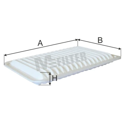 Bilde av Luftfilter MFILTER K 7043