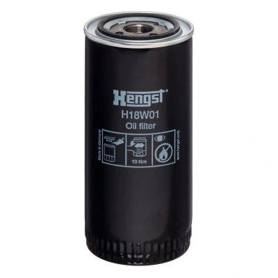 Bilde av HENGST FILTER H18W01 Oljefilter 1 12 UNF Påskruingsfilter