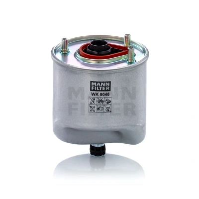 Bilde av MANN FILTER WK 9046 Drivstoffilter ledningsfilter FORD: MONDEO 4 Turnier, S Max Mk1, FIESTA 6, VOLVO: V70 3, V50, V60 I, MAZDA: 3 Hatchback, Sedan