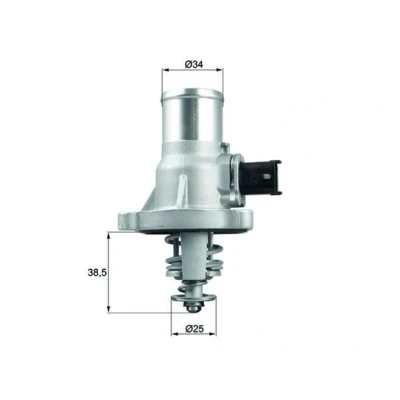 Bilde av MAHLE ORIGINAL TM 41 105 Termostat med tetning OPEL: Astra J Hatchback, Sports Tourer, Insignia A CHEVROLET: Aveo Hatchback
