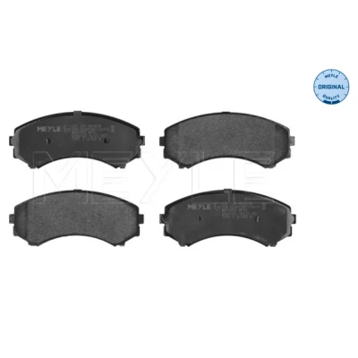 Bilde av MEYLE 025 234 8816/W Bremseklosser ORIGINAL Quality framaksel uten akustisk slitasjevarsel med antihyle blikk MITSUBISHI: PAJERO 4, 3, Grandis