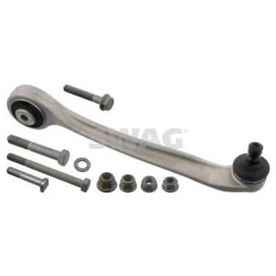 Bilde av SWAG 30 94 0746 Bærebru med tilleggsmateriale lager, støtte / styreledd øvre, framaksel høyre, foran Casterstag Aluminium AUDI: A4 B7 Avant