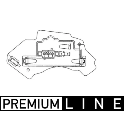 Bilde av MAHLE ORIGINAL ABR 28 000P Regulator, kabinvifte