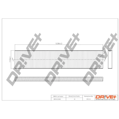 Bilde av Dr!ve+ DP1110.12.0005 Kupéfilter Partikkelfilter 536 110 26 VOLKSWAGEN: Sharan I, SEAT: Alhambra FORD: Galaxy Mk1 MPV