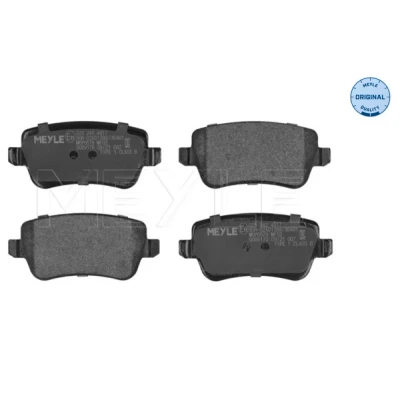 Bilde av MEYLE 025 243 4817 Bremseklosser ORIGINAL Quality bakaksel ikke klargjort for slitasjeindikator med antihyle blikk FIAT: Croma II Stasjonsvogn