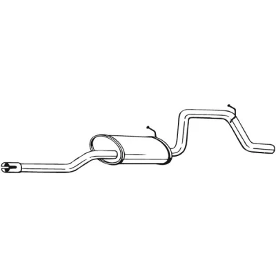 Bilde av sluttlyddemper, opel agila, 24430558, 5852146