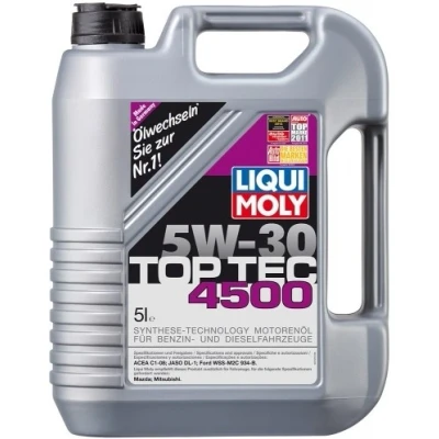 Bilde av Liqui Moly Top Tec 4500 5W 30 5l Motorolje 2318 LAND ROVER: Discovery 4, Range Rover Evoque, Sport, MITSUBISHI: PAJERO 4