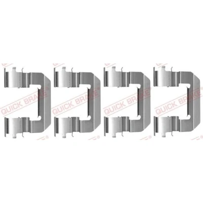 Bilde av QUICK BRAKE 109 0014 Tibehørsett, skivebremse belegg HYUNDAI: i30 II Hatchback, Veloster, KIA: cee‘d Sportswagon, Pro Hatchback