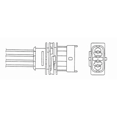 Bilde av NGK 94625 Lambdasonde 4 OPEL: Astra G Caravan, Corsa B Hatchback, CC