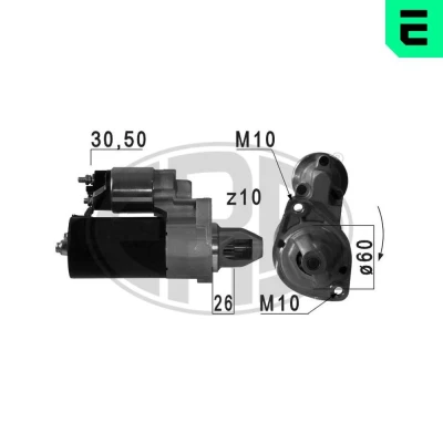 Bilde av ERA 220709A Starter 12 1,4 10 MERCEDES BENZ: E Klasse T modell, Sedan, ML
