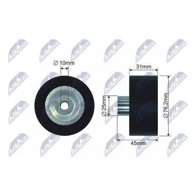 Bilde av Strammerull, kilerem, ford transit buss, flak/chassi, 1372770, 6C1Q6C344AB, 6C1Q 6C344 AB