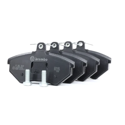 Bilde av BREMBO P 85 015 Bremseklosser ekskl. slitasjevarselkontakt med bremsecaliperskruer uten tilbehør VOLKSWAGEN: GOLF 2, 3, Passat B3/B4 Stasjonsvogn
